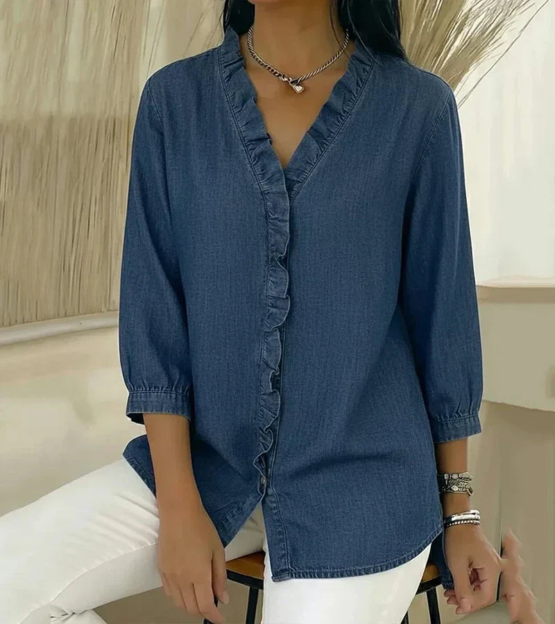 Amelia™ | Blouse en denim