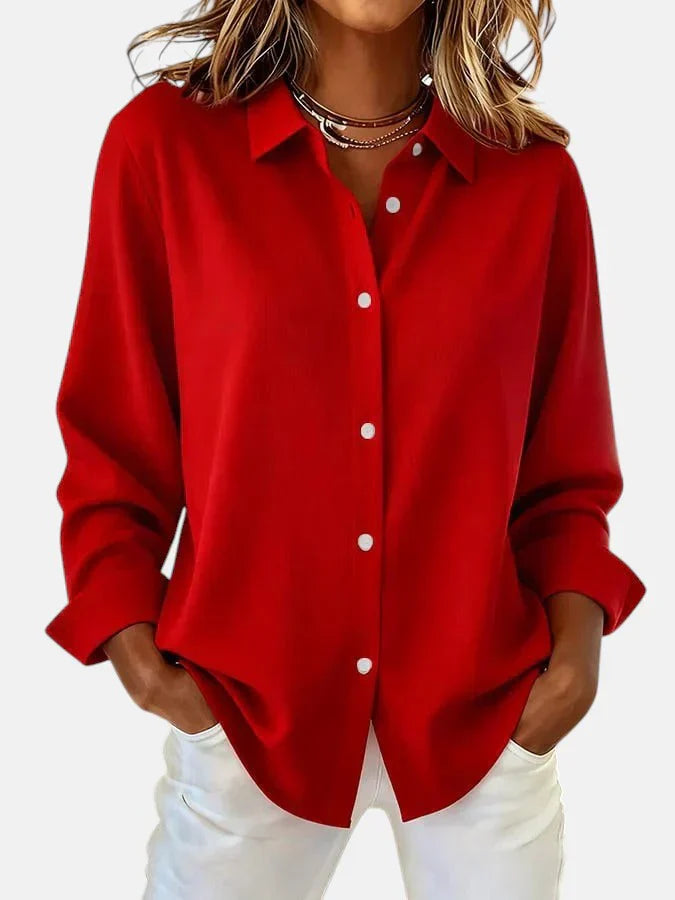 Melanie™ | Blouse élégante boutonnée