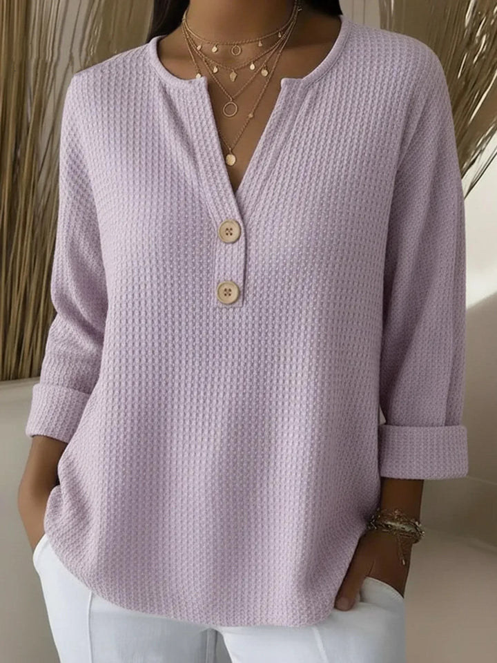 Lucinda™ | Haut à boutons Henley
