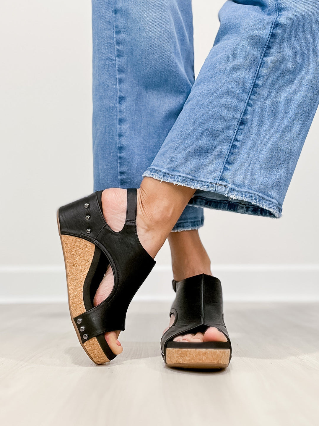 Briellae - Sandalette à talon compensé