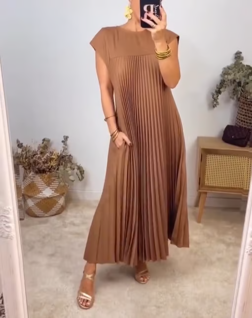 Leonora™ | Robe Plissée