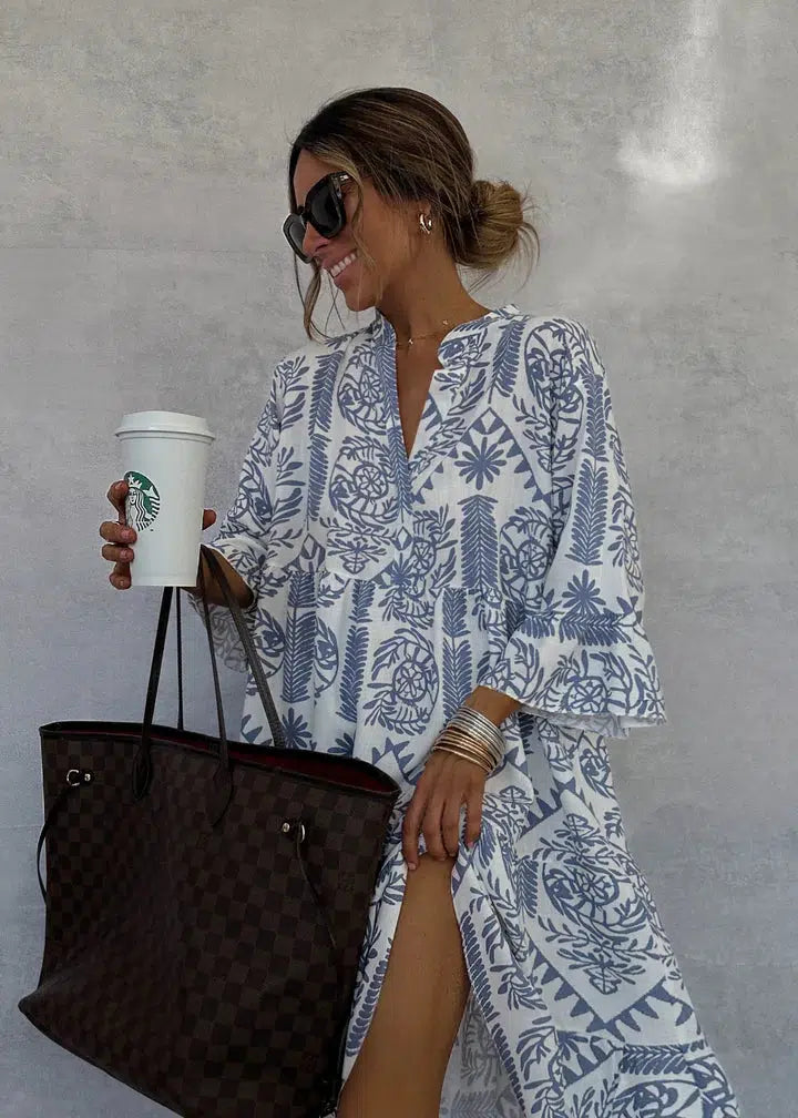 Noelle™ | Robe Imprimée