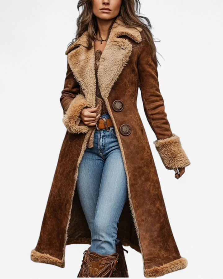 Izzie | Manteau Long Inspiré Vintage