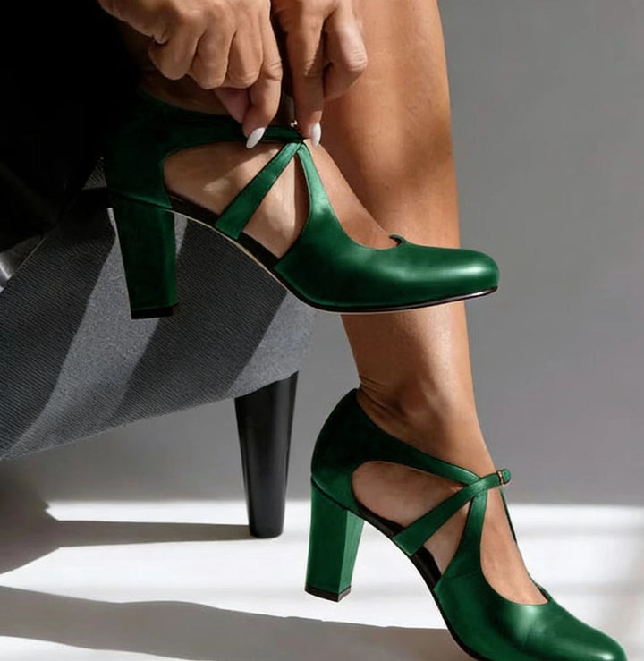 Camille | Talons en Cuir Élégants