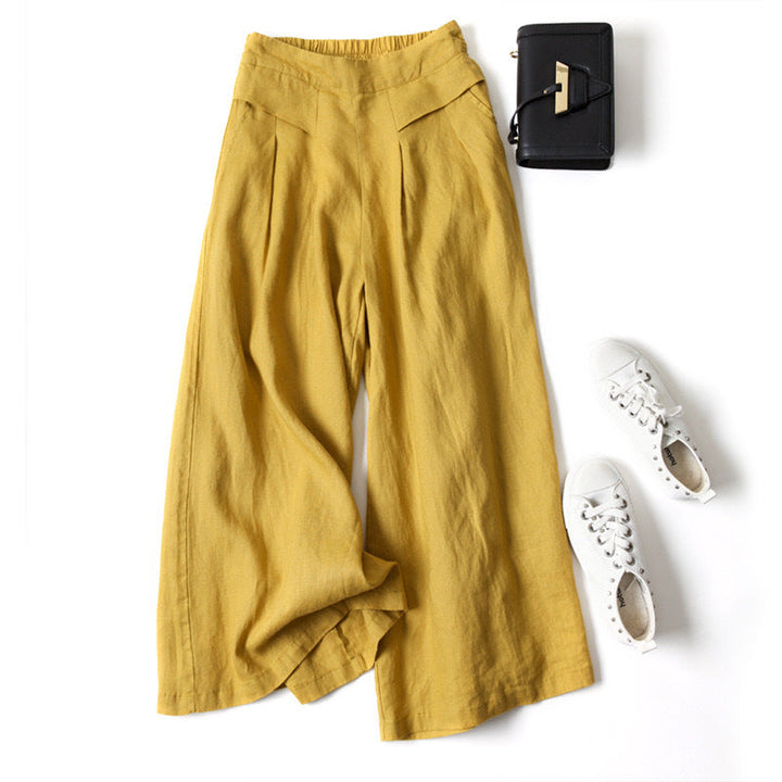 Kamilah™ | Pantalon ample en lin