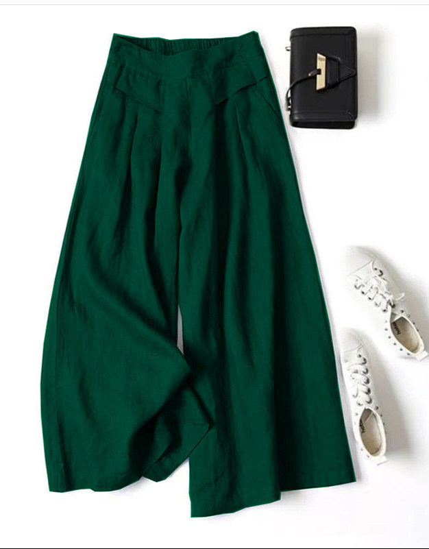 Kamilah™ | Pantalon ample en lin