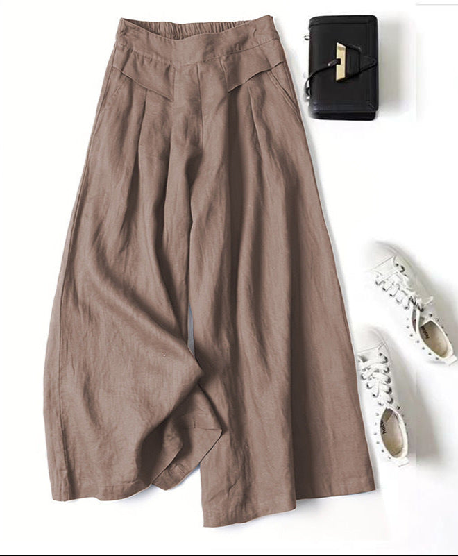 Kamilah™ | Pantalon ample en lin