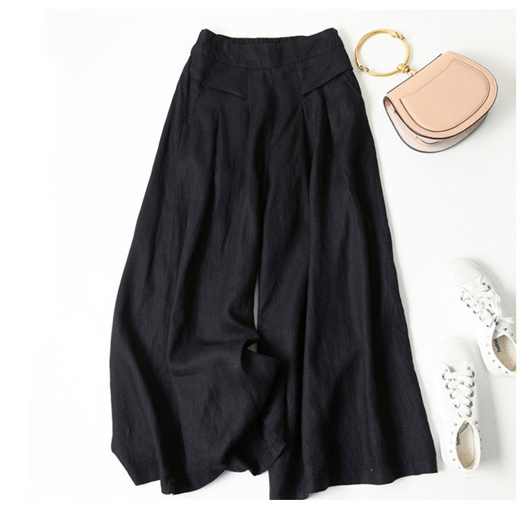 Kamilah™ | Pantalon ample en lin
