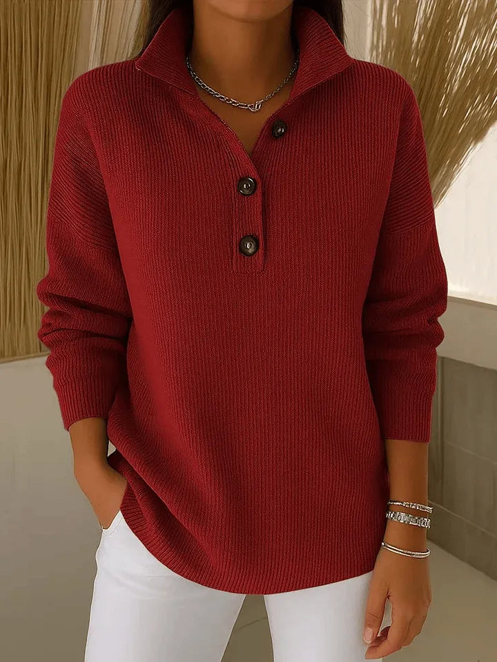 Florence™ | Pull Polo à Col V