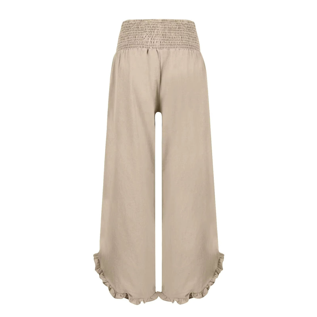 Yvette™ | Pantalon fluide coton-lin
