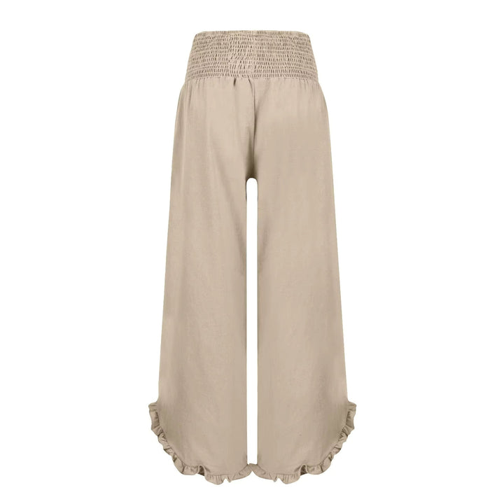 Yvette™ | Pantalon fluide coton-lin