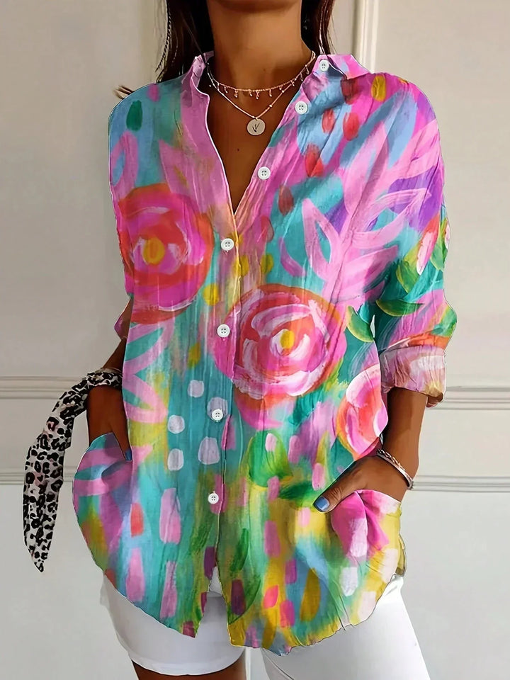 Kathryn™ | Blouse imprimée fluide