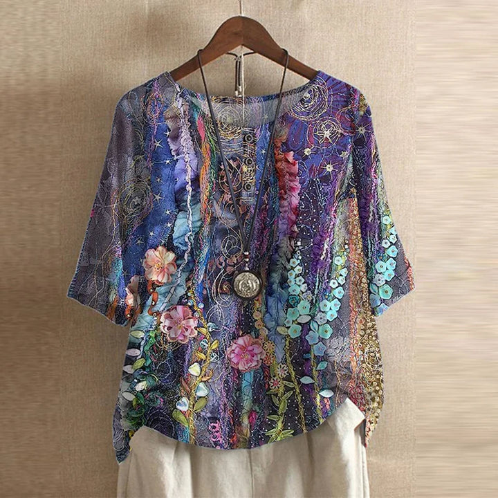Dakota™ | Blouse rétro imprimée