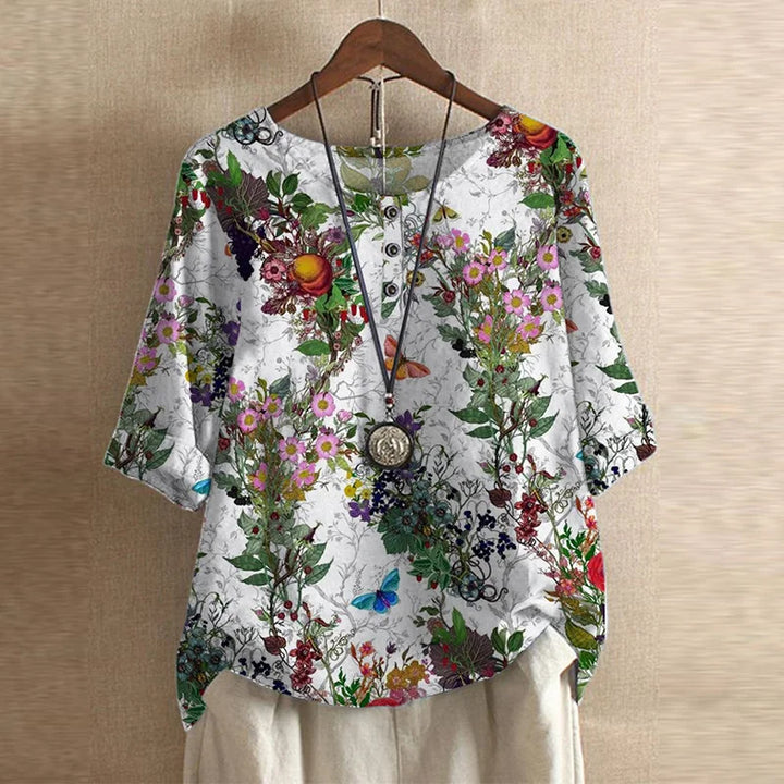 Dakota™ | Blouse rétro imprimée