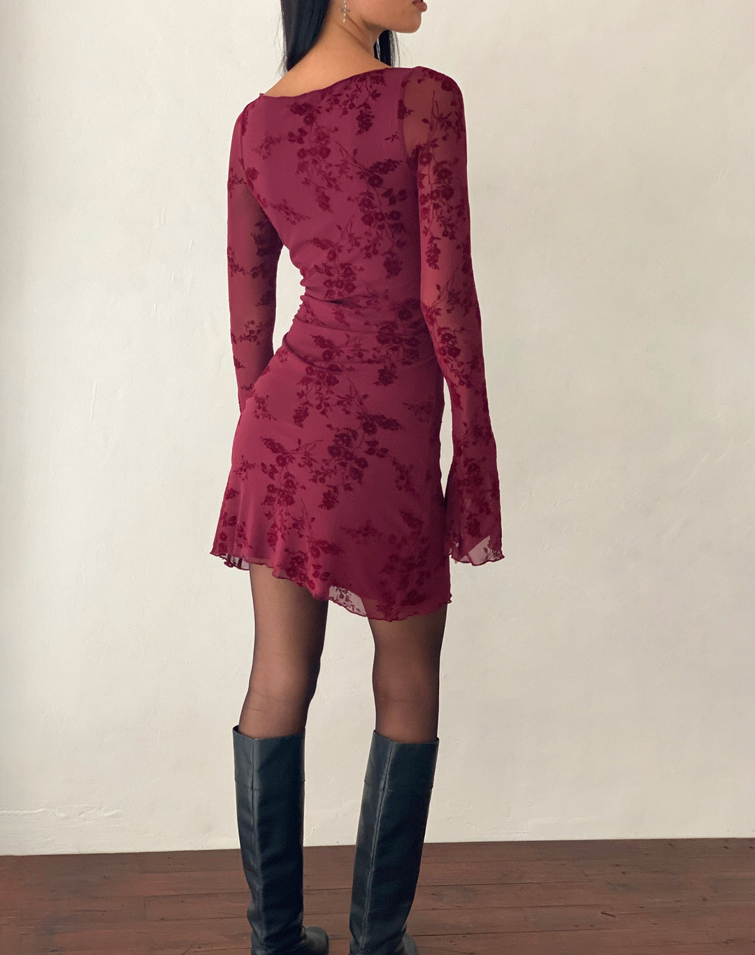 Sarah™ | Robe fleurie à manches longues