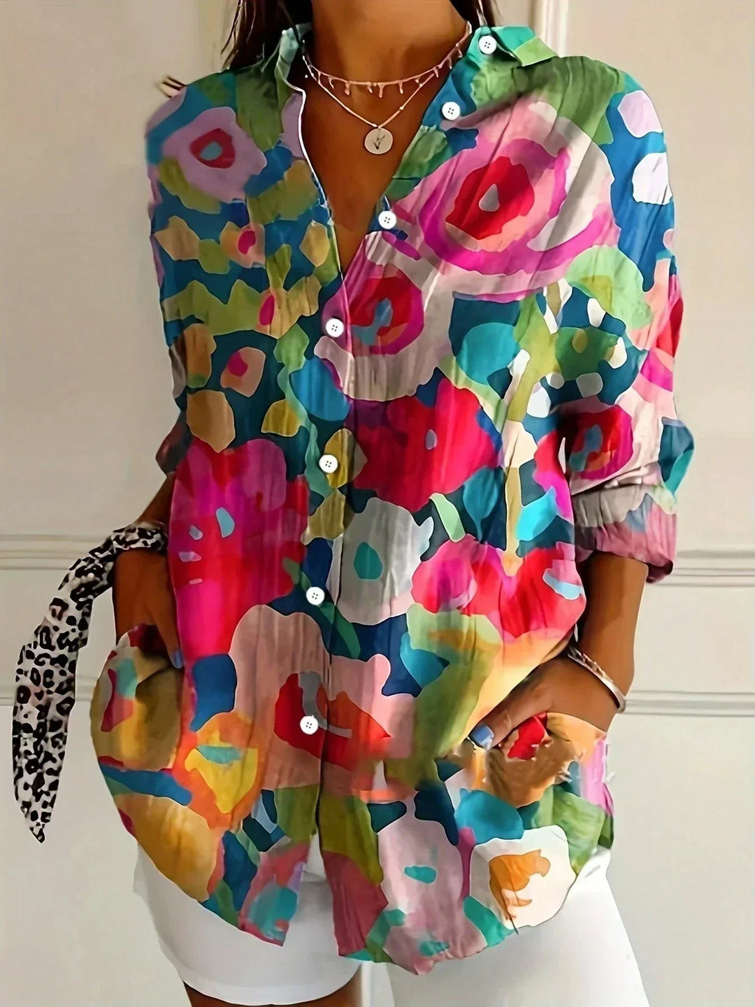 Kathryn™ | Blouse imprimée fluide