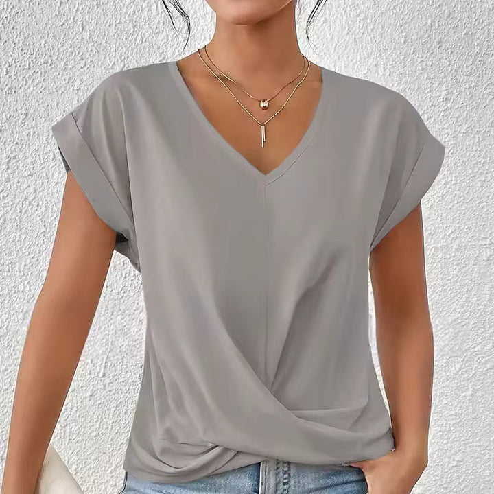 Gemma™ | Haut fluide drapé