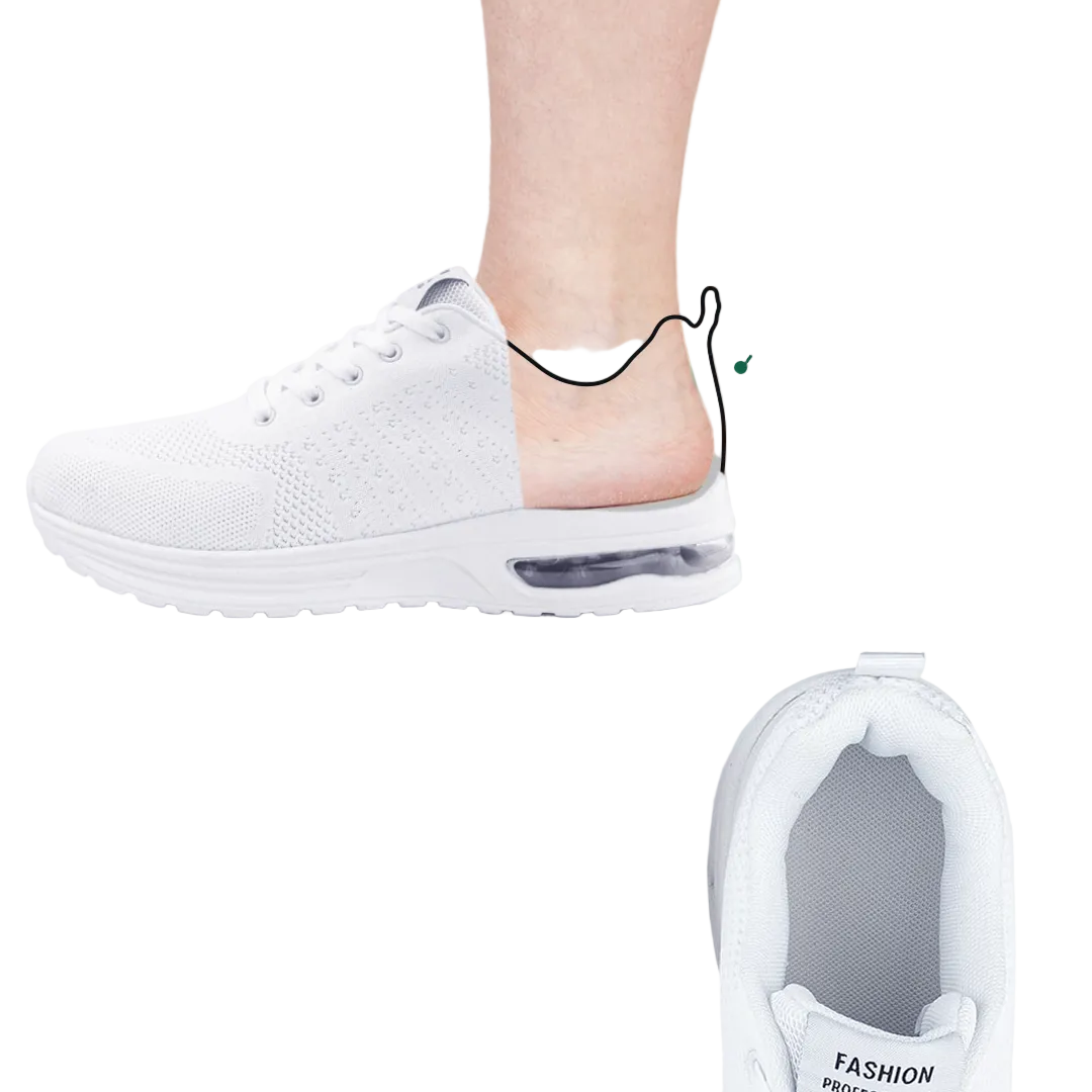 Ella – Chaussures Orthopédiques en Blanc