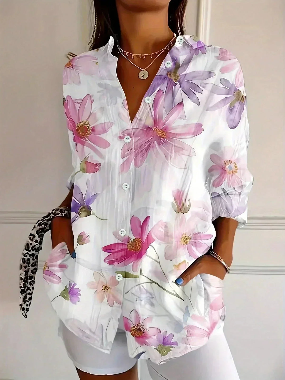 Kathryn™ | Blouse imprimée fluide