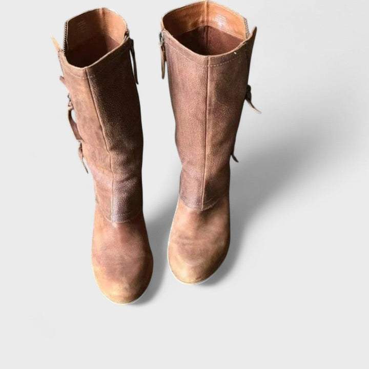 Alma - Bottines vintage mi-mollet