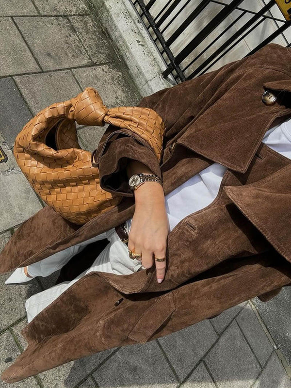 Arizonia | Trench-coat en Suède Élégant