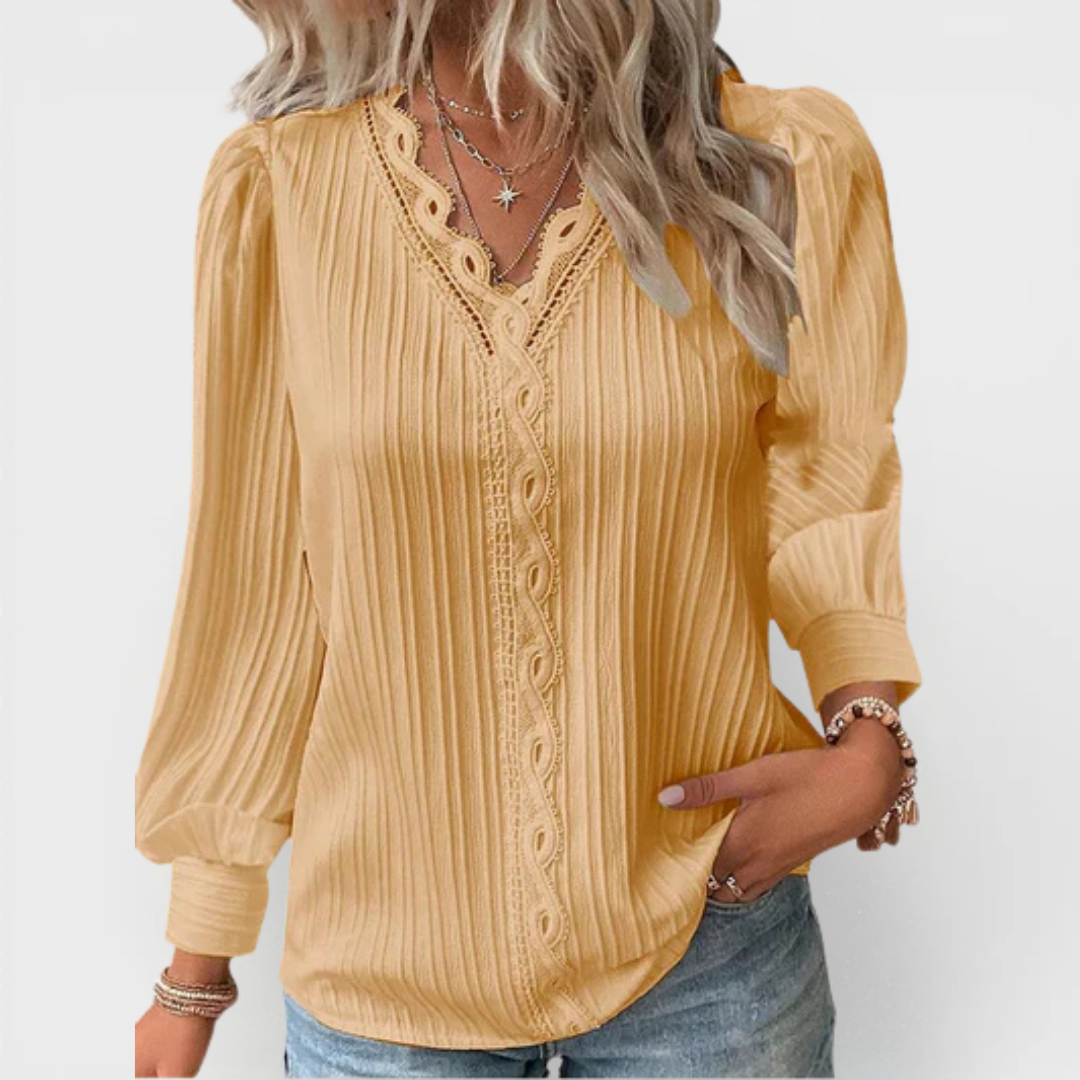 Andrea™ | Blouse élégante à enfiler