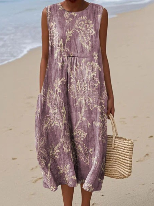 Mia™ Robe midi fleurie