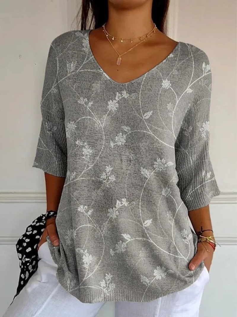 Florence | Pull floral vintage et artistique