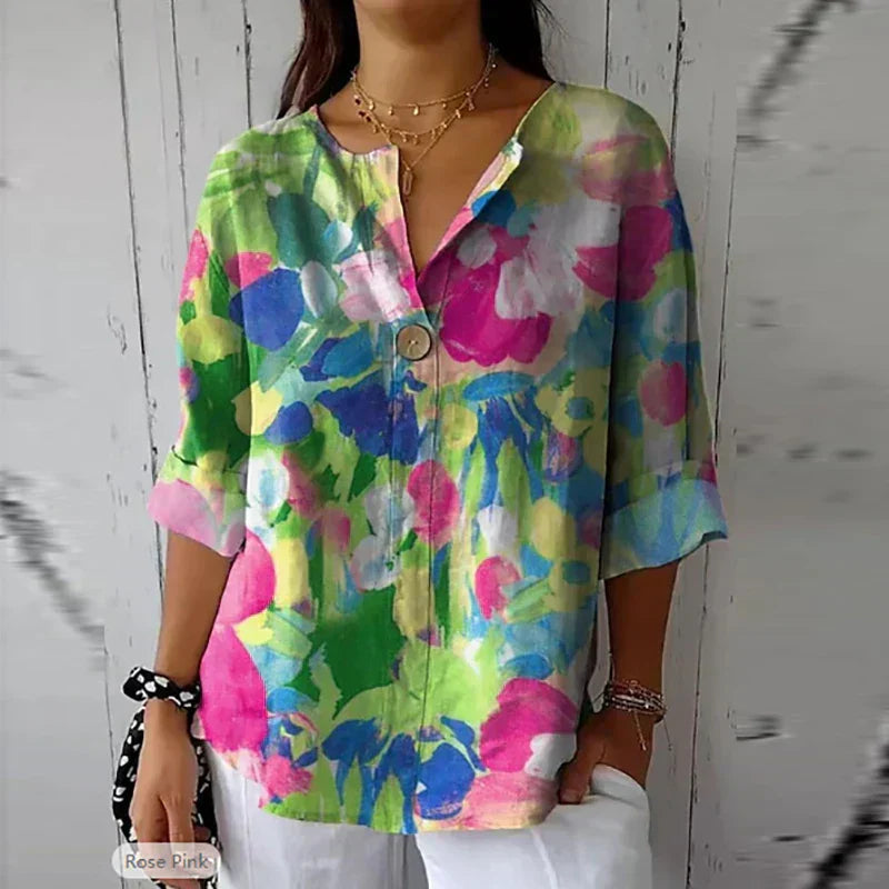 Sophie™ | Blouse fleurie fluide