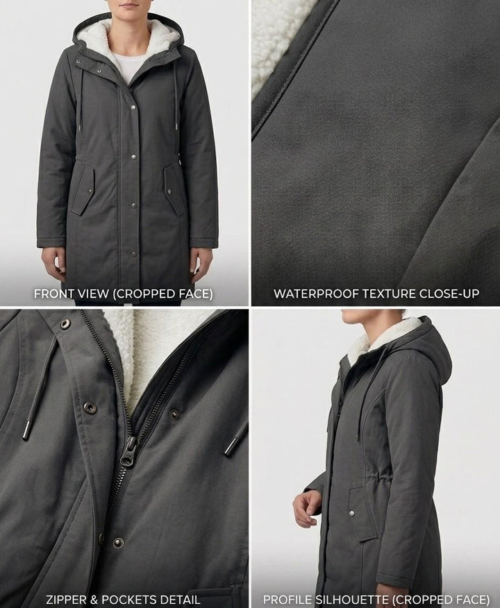 Marjorie™ | Manteau à capuche résistant aux intempéries et confortable