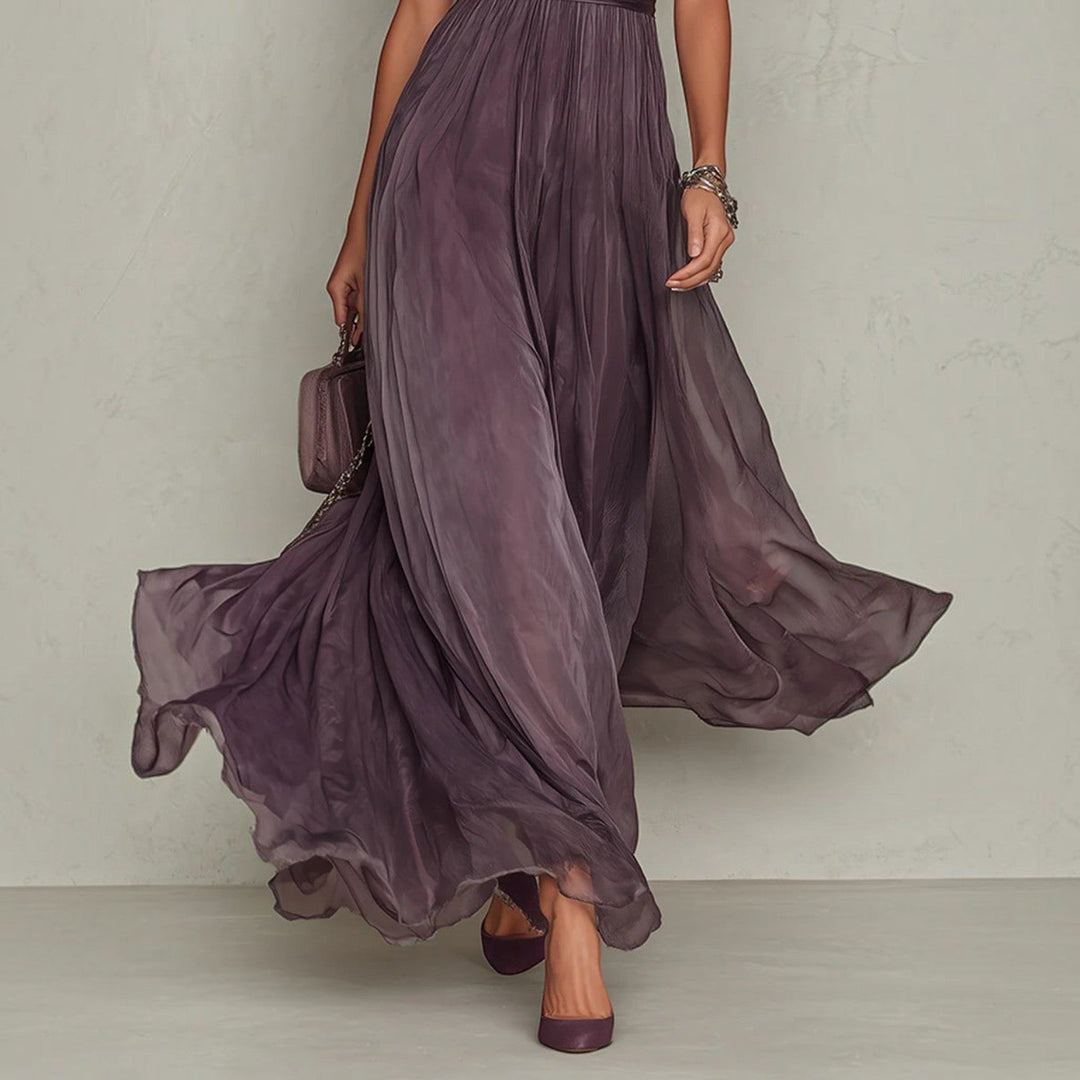 Mathilde | Robe Longue en Chiffon