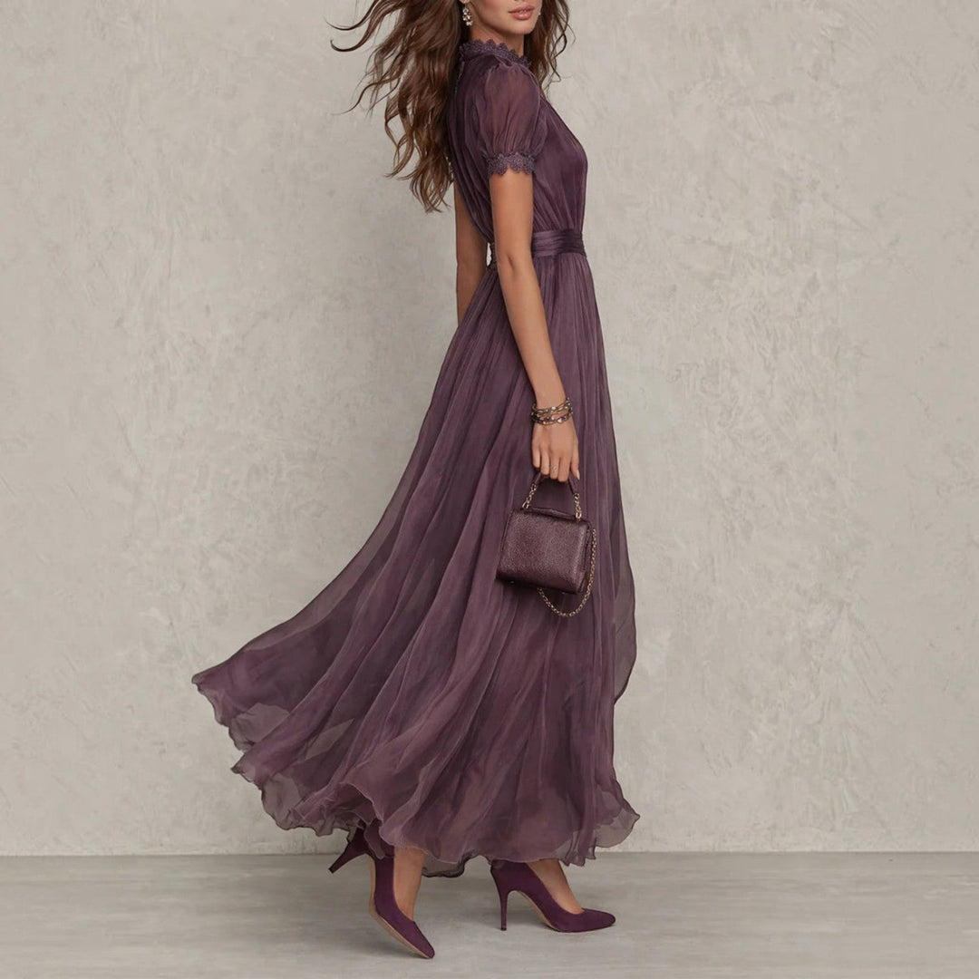 Mathilde | Robe Longue en Chiffon