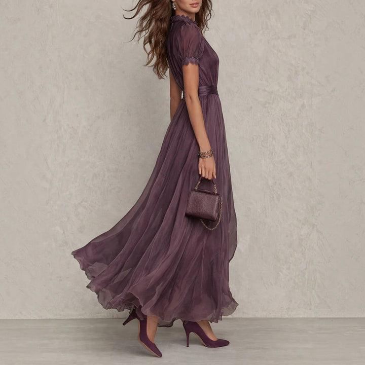 Mathilde | Robe Longue en Chiffon