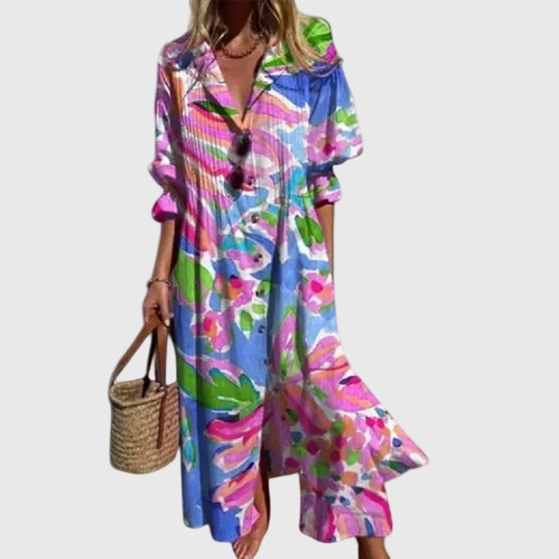 Zariah | Robe maxi bohème élégante