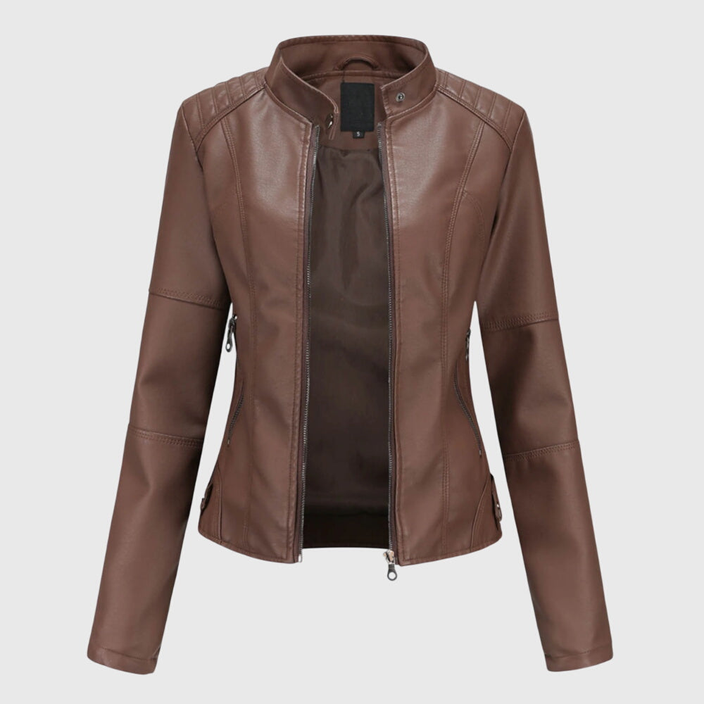 Giorgina™ | Veste en Cuir Élégante pour Femmes