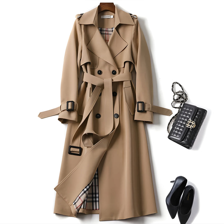 Carmina | Manteau Trench Élégant avec Ceinture