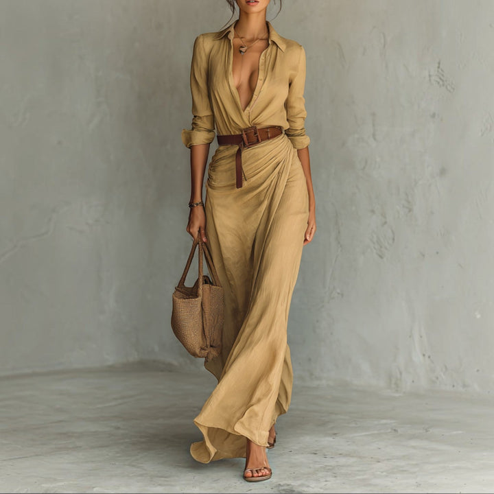 Victoire | Robe Longue à Revers