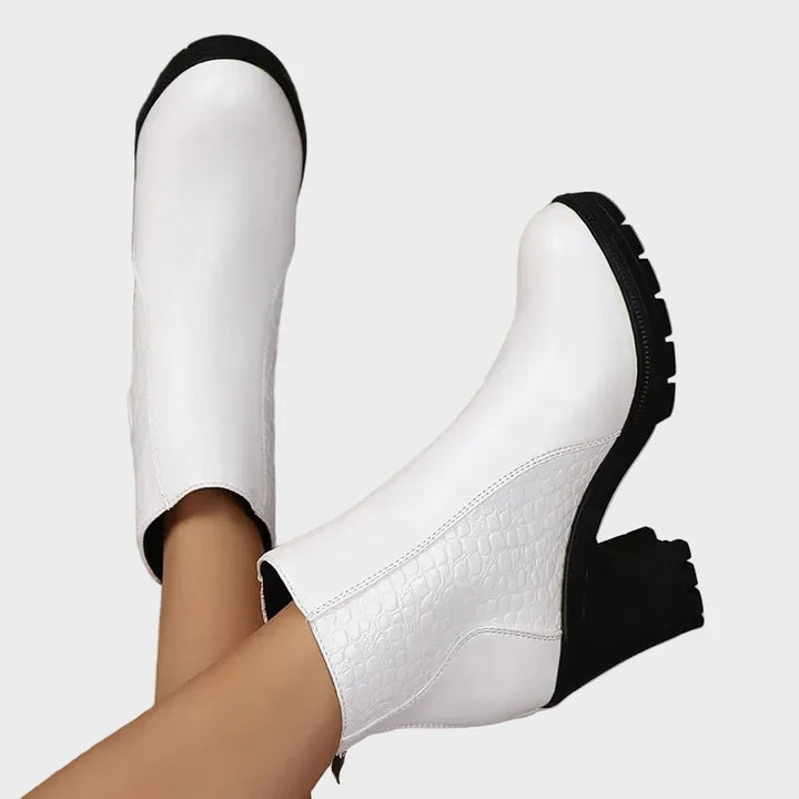 Katarzyna | Chaussures en cuir à talons épa