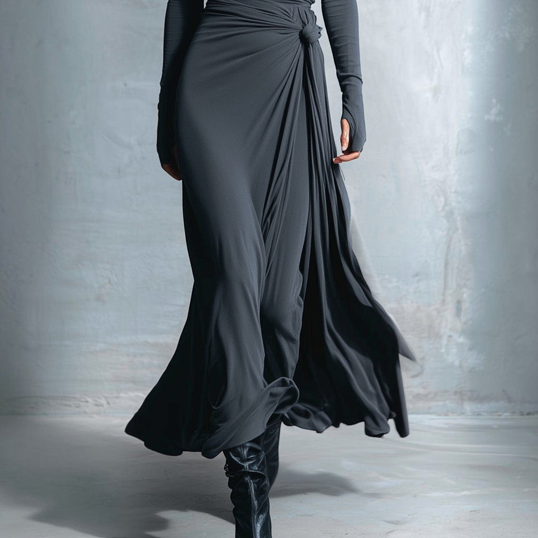 Naomie | Robe Maxi à Nœud