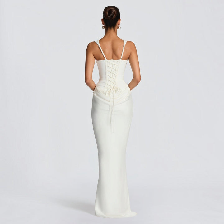 Éléonore | Robe Maxi Col Carré