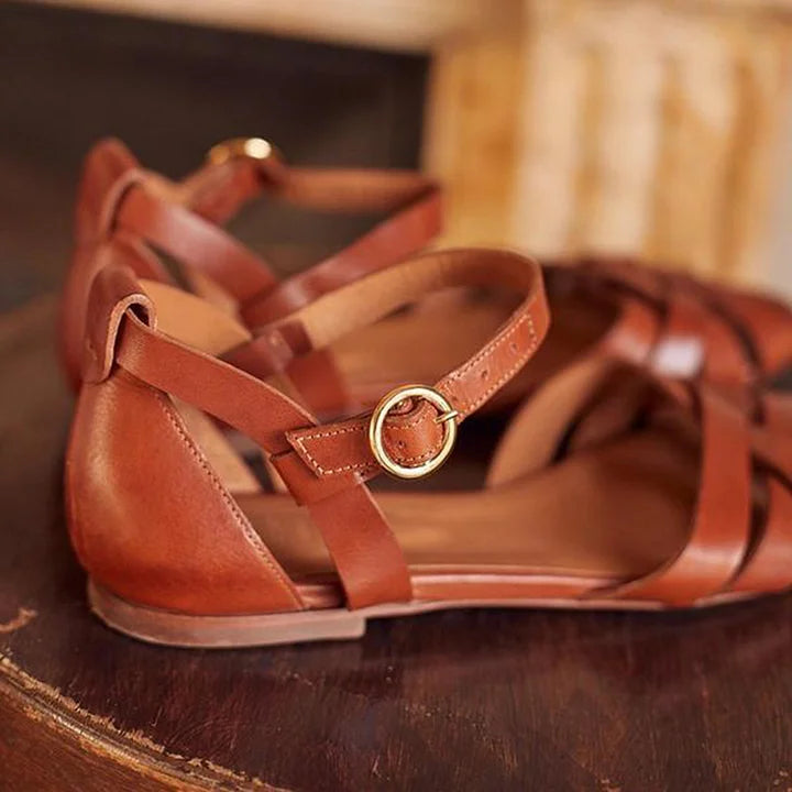 Paisley™ | Sandales à lanières plates