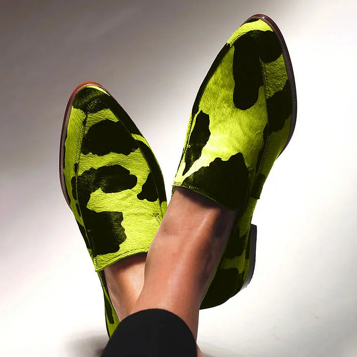 Delphine™ | Mocassins à imprimé animalier