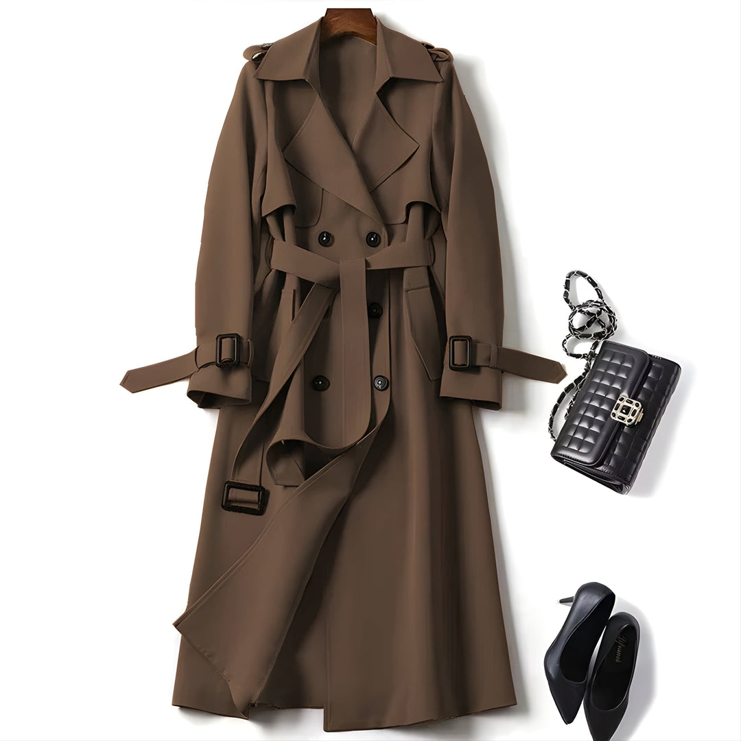 Carmina | Manteau Trench Élégant avec Ceinture
