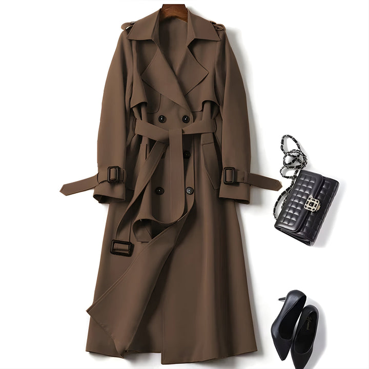 Carmina | Manteau Trench Élégant avec Ceinture