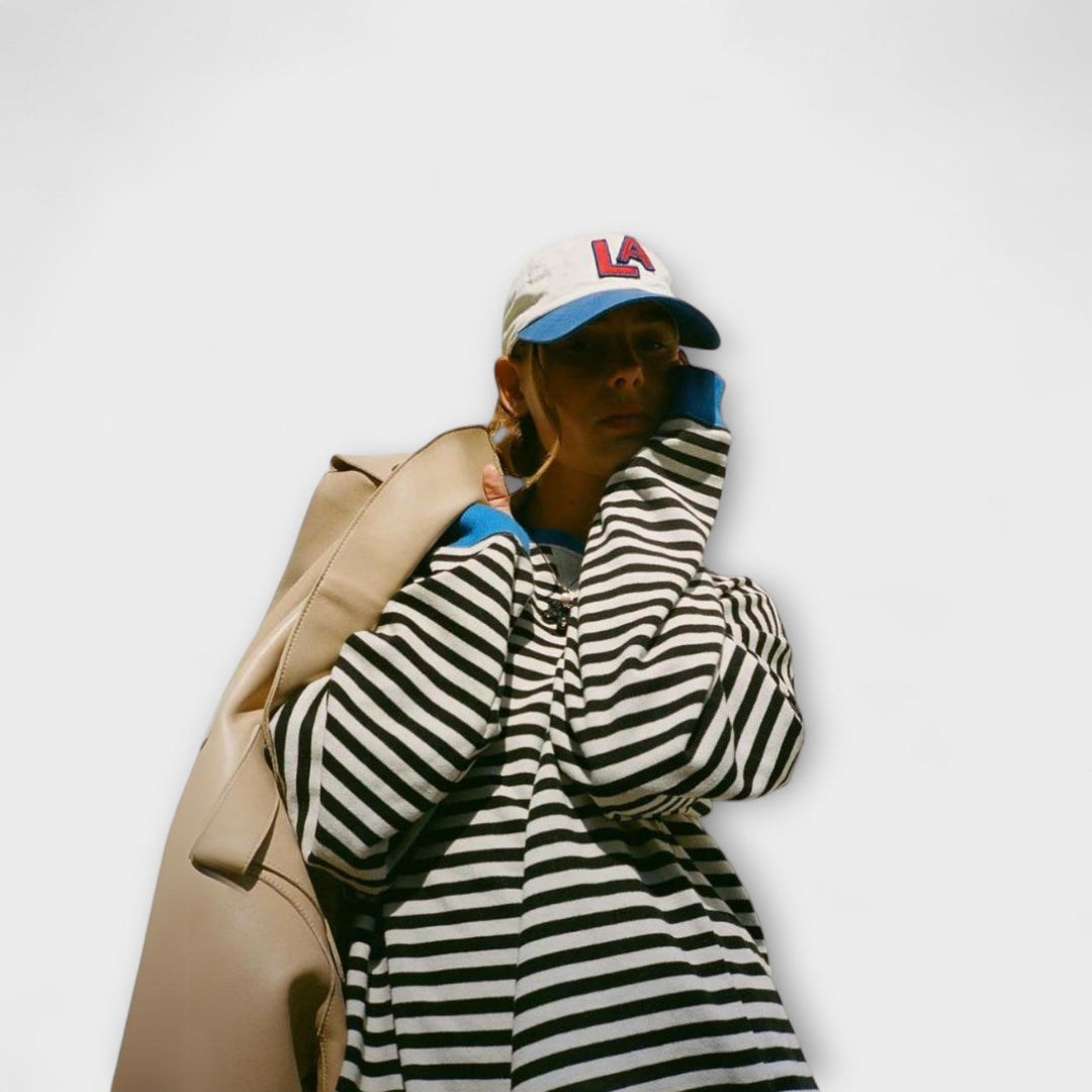 Mary - Pull Oversize Rayé