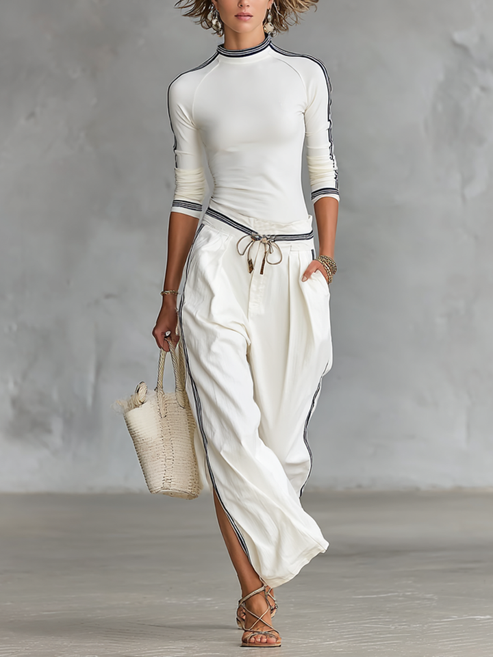 Ensemble de Sport Pantalon Ample avec Cordon