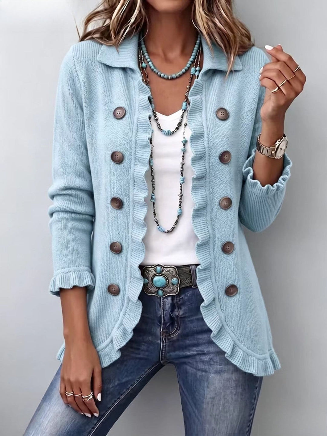 Élodie™ | Veste en maille élégante