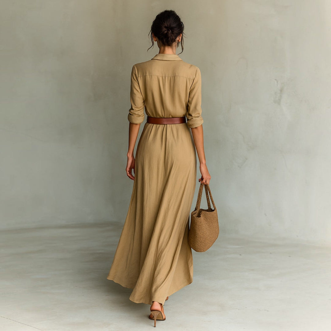 Victoire | Robe Longue à Revers