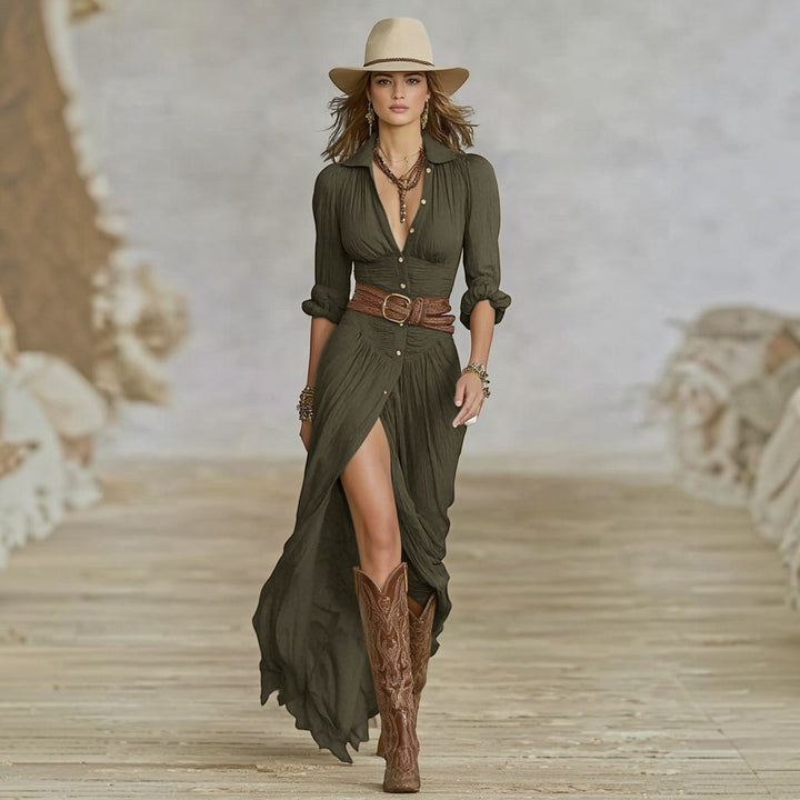 Aurore | Robe Longue en Lin