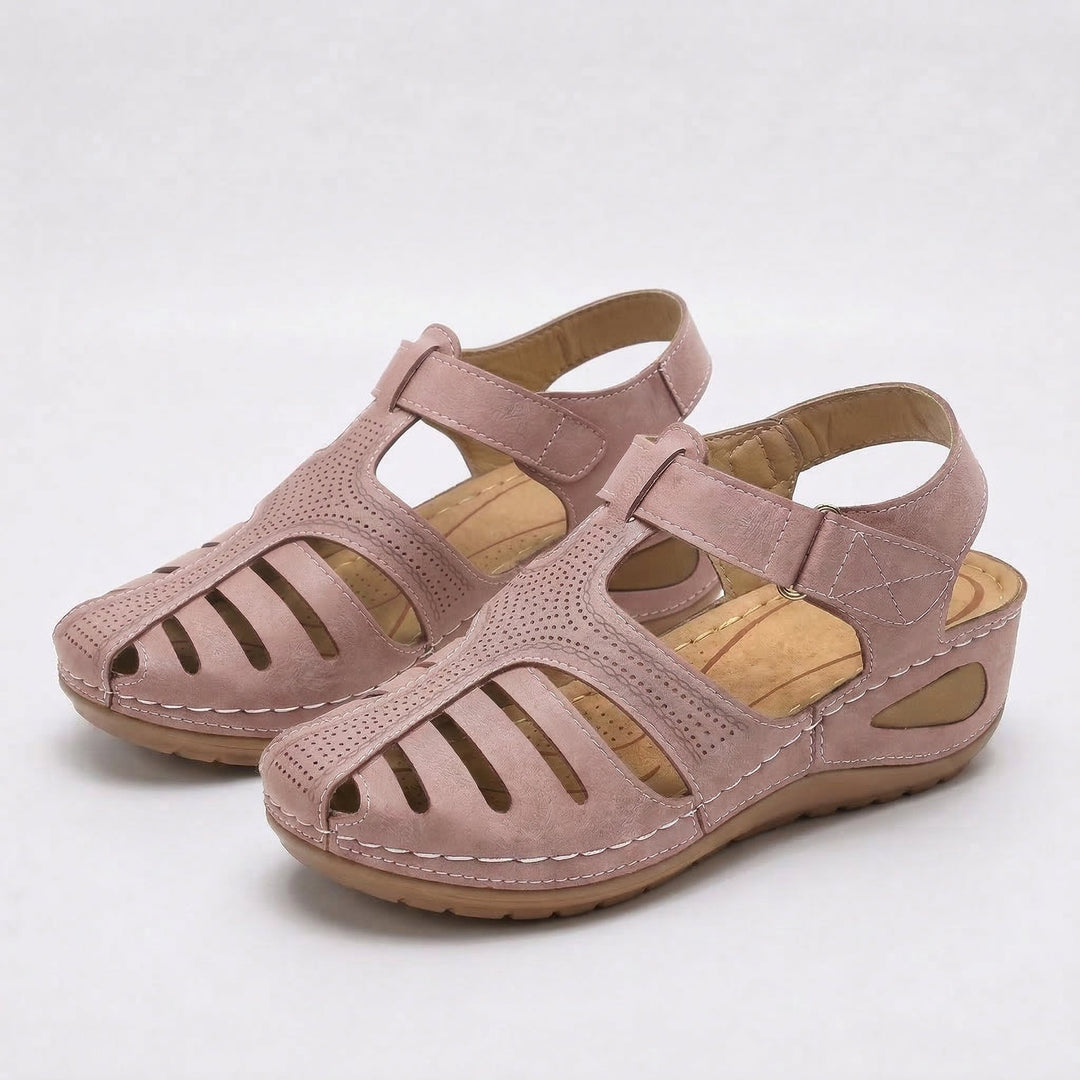 Amelia – Sandales de confort avec un léger rehaussement